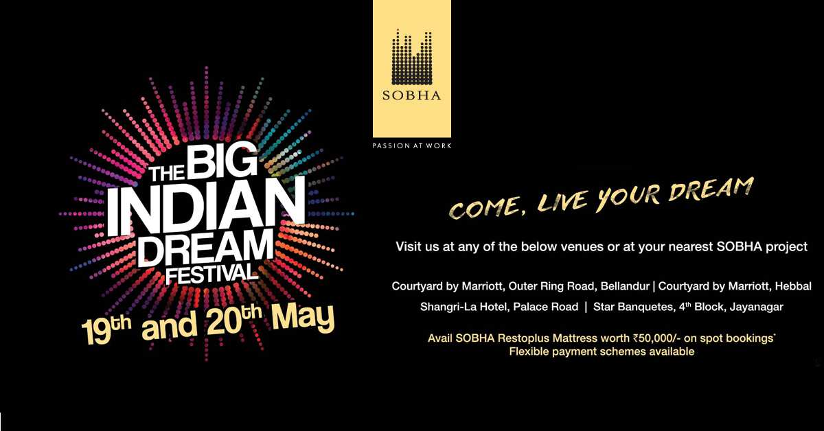 Sobha presents The Big Indian Dream Festival 2018